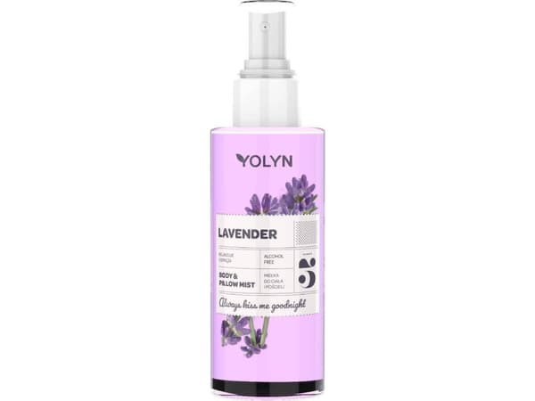 YOLYN Lavendel kropp og sengetøytåke 200 ml