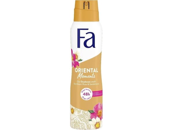 Fa Oriental Moments Deodorant spray med duft av ørkenrose og sandeltre 150ml