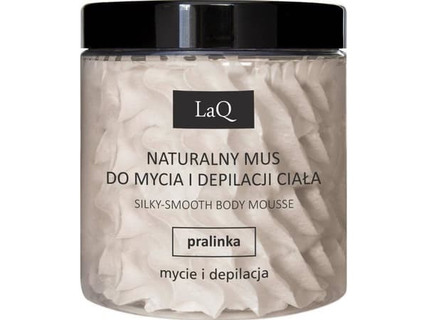 LAQ_naturlig mousse for vask og depilering av kroppen Praline 250ml