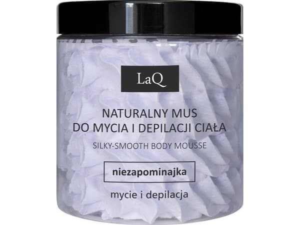 LAQ_naturlig mousse for vask og hårfjerning av kroppen Forglem-meg-ikke 250ml