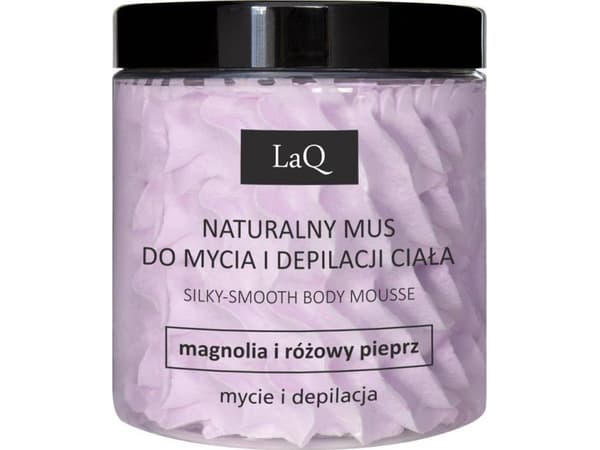LaQ LaQ Kicia Magnolia mousse for vask og hårfjerning av kroppen Magnolia og rosa pepper 250ml