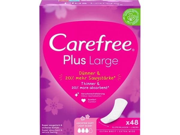 Carefree Carefree Plus Store binder Light Scent 48 stk.