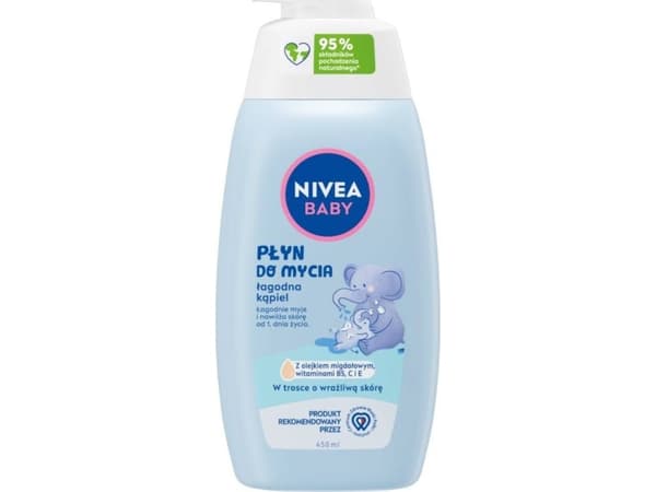 NIVEA_Baby hellävarainen kylpyvaahto 450ml