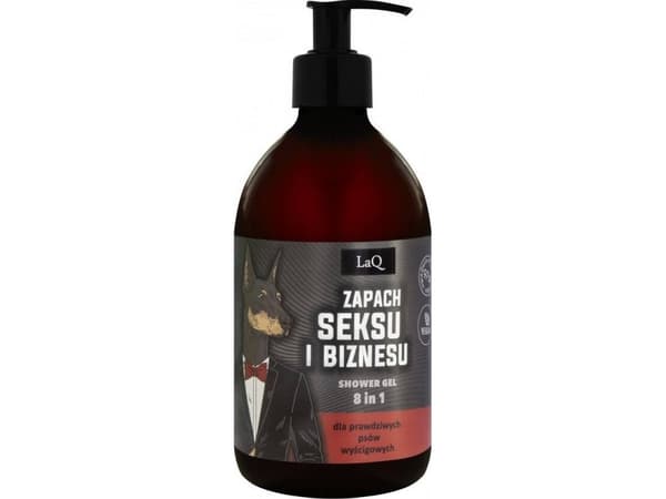LAQ_Doberman Exlusive Matt Black Shower Gel 8in1 500ml