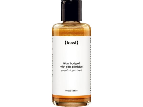 IOSSI_Glow Body Oil With Gold Particles illuminating body oil with gold particles 150ml