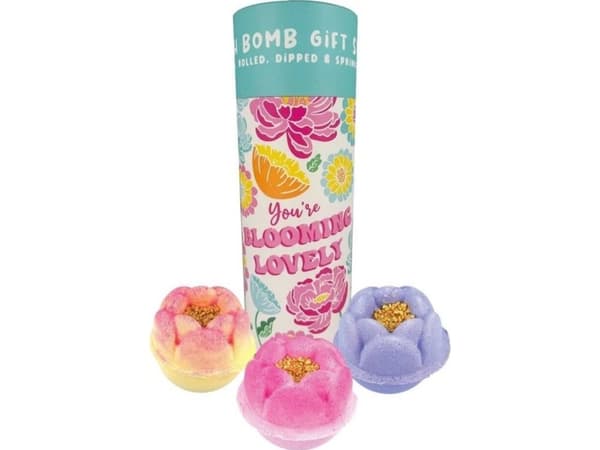 BOMB COSMETICS_SET You're Blooming Lovely tube of bath balls 3 pcs.