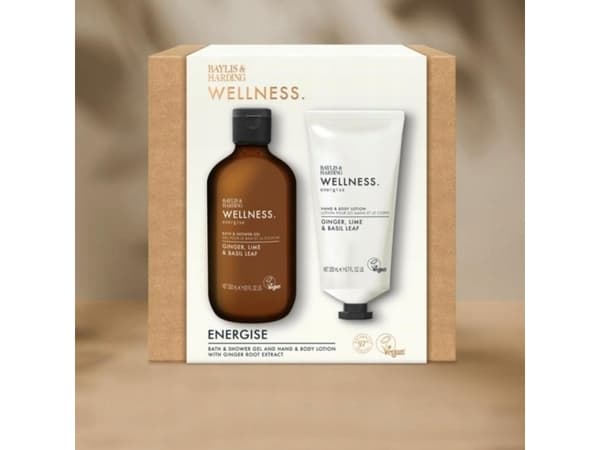 Baylis &amp; Harding kosmetiikkasetti Baylis &amp; Harding Wellness Luxury Body Care: vartalovesi, 300 ml + käsi- ja vartalovoide, 200 ml