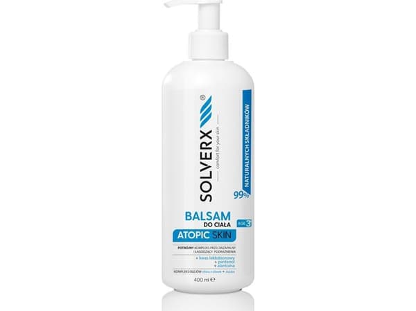 SOLVERX Atopic Skin Body Lotion - soothing irritation and anti-inflammatory 400ml