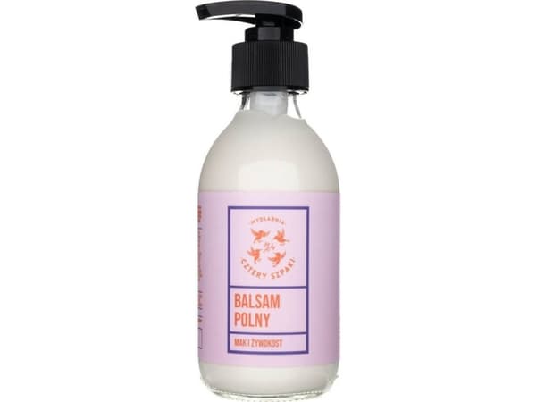 TRITON Cztery Szpaki Balsam do ciała Polny Mak i Żywokost - 210 ml