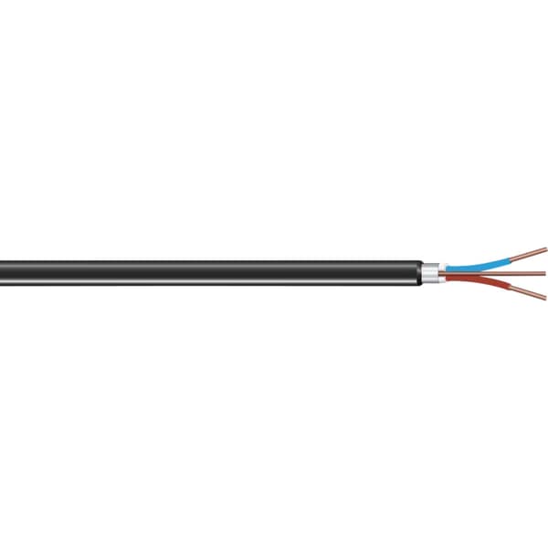 Namron PR 2X1,5/1,5 Sort Eske 50m
