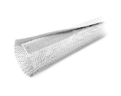 Kabel Sleeve med kardborrband - Grå