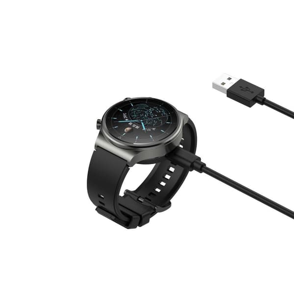 Huawei Watch D/GT Runner/GT2 Pro USB Opladningskabelholder - Sort