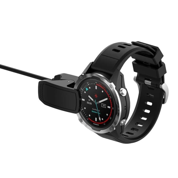 Garmin Descent G1 1m USB Opladningskabelholder - Sort