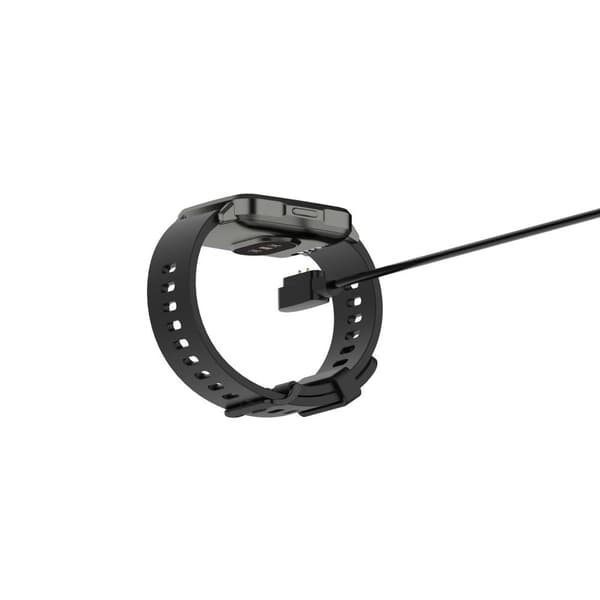 Realme Watch 3 Smart Watch-oplader USB magnetisk opladningspude med 1m kabel - sort