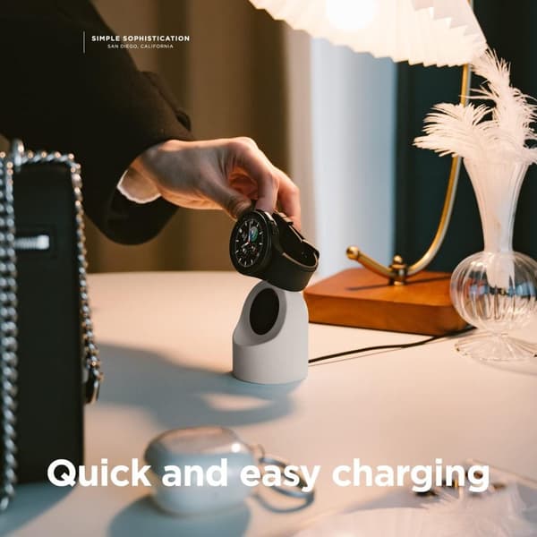 Smartklocka Kompatibel Samsung Round Smart Watch Laddningsställ