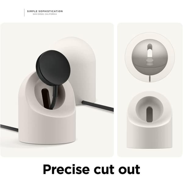 Smartklocka Kompatibel Samsung Round Smart Watch Laddningsställ