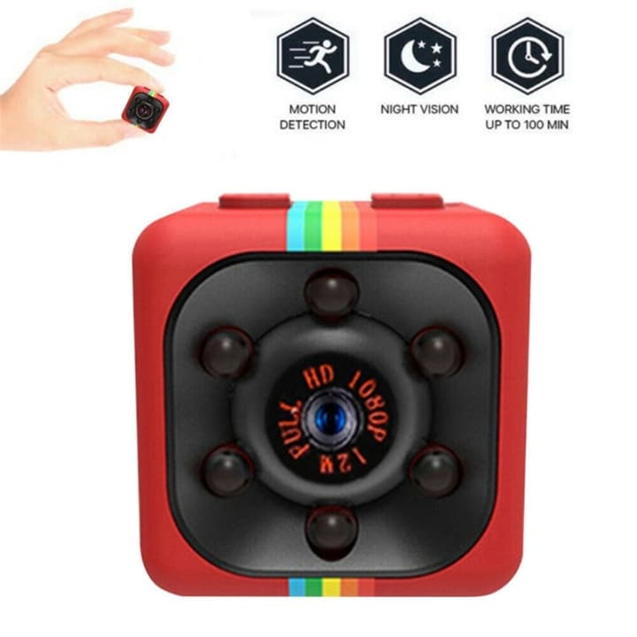 Mini-kamera 1920x1080P, Röd