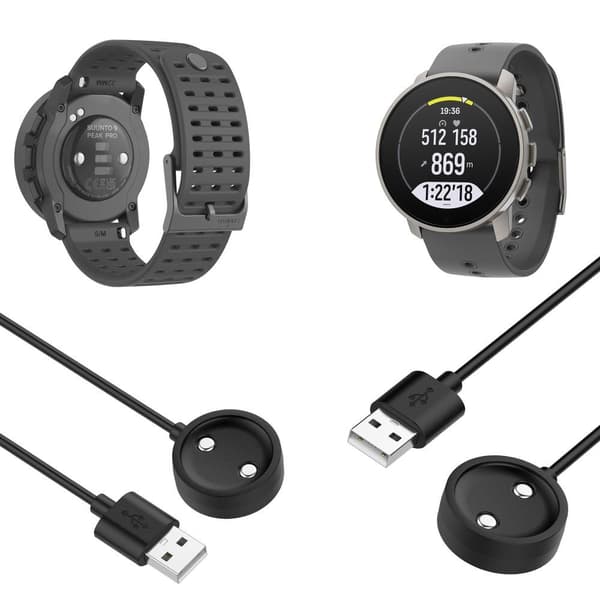 Suunto Vertical/9 Peak Pro USB-kaapelin lataustelakkalaturille