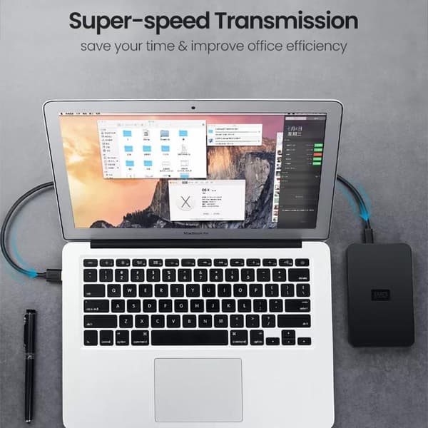 1m USB-A Hane till 5Pin Mini-USB Hane Dataöverföring Laddning
