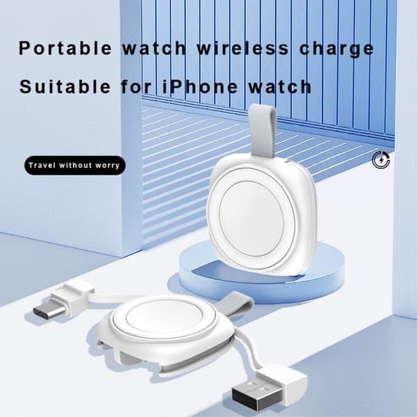 Laturi Apple Watch -latausalustalle Type-C-/USB-kaapelilla