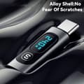 Miniatyrbillede 3 af 9: USB-C han til USB-C hun 240W Power Meter Tester Digital