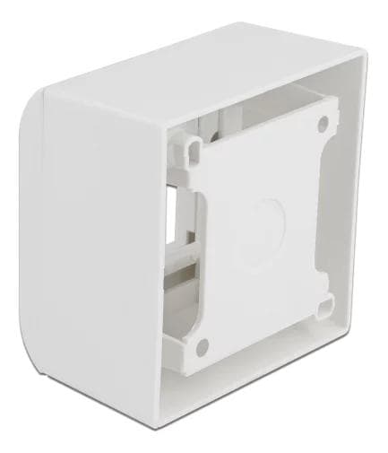 DeLOCK Surfacemounted Housing  Easy 45 Modules 82 x 82 mm white