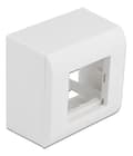 Miniatyrbilde 2 av 3: DeLOCK Surfacemounted Housing  Easy 45 Modules 82 x 82 mm white