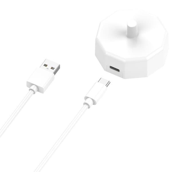 Laddare Adapter till Braun Oral-B elektrisk tandborste - Vit