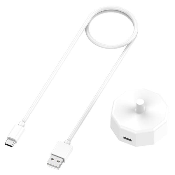 Laderadapter for Braun Oral-B elektrisk tannbørste - hvit