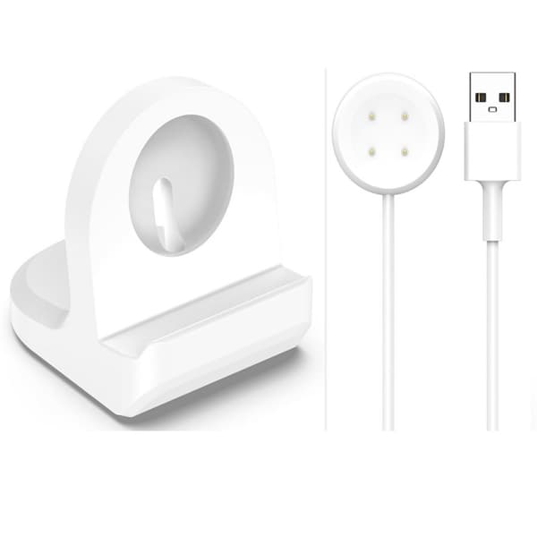 För Google Pixel Watch 3 45/41mm Watch 2 Laddningsdocka Laddare med 1m kabel