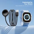 Miniatyrbild 7 av 10: ESSAGER För A Watch USB-kabel Magnetisk ABS Waterdrop Shape Trådlös laddare