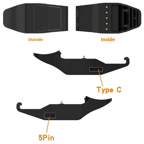 Oplader adapter til Garmin T5 TT15 TT10 T15 GTT15x TT25 hundehalsbånd