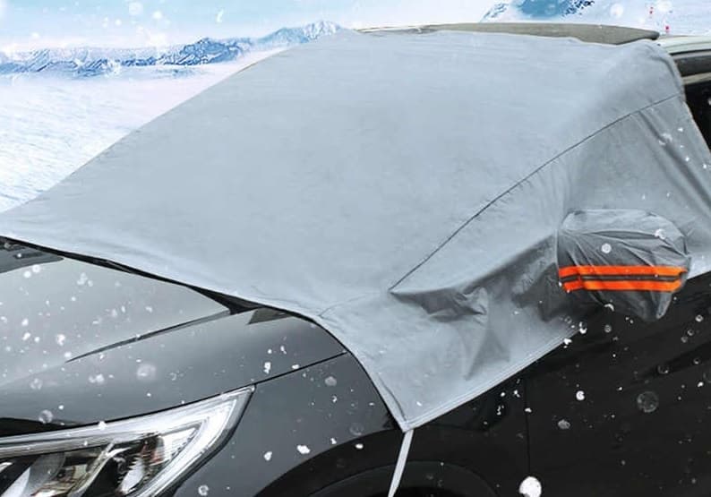 Snö- och solskydd till bilen