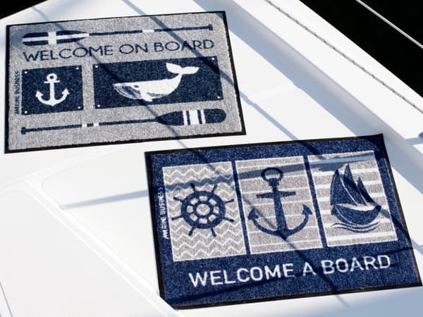 Båtmatta Marine Business Welcome Anchor, rektangel, 70 x 50 cm