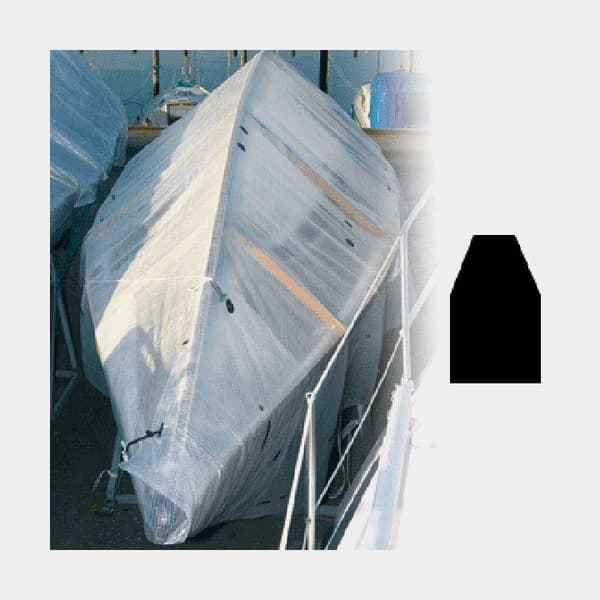 Formsydd båtpresenning 1852-Marine ProFlex, rutarmerad, 240 g / m², transparent, 8 x 14 meter