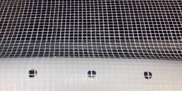 Formsydd båtpresenning 1852-Marine ProFlex, rutarmerad, 240 g / m², transparent, 8 x 14 meter