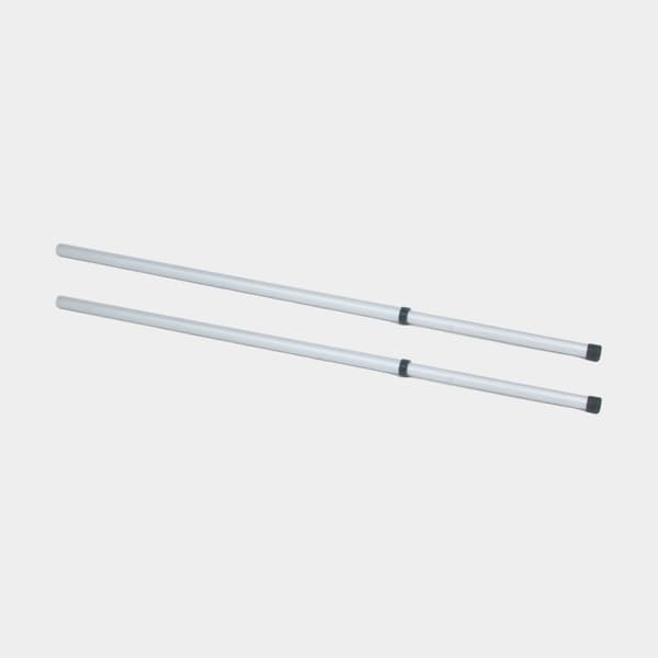 Benpar till däckställning NOCK Täckskär, aluminium, teleskopisk, 90 - 190 cm, med plastfötter
