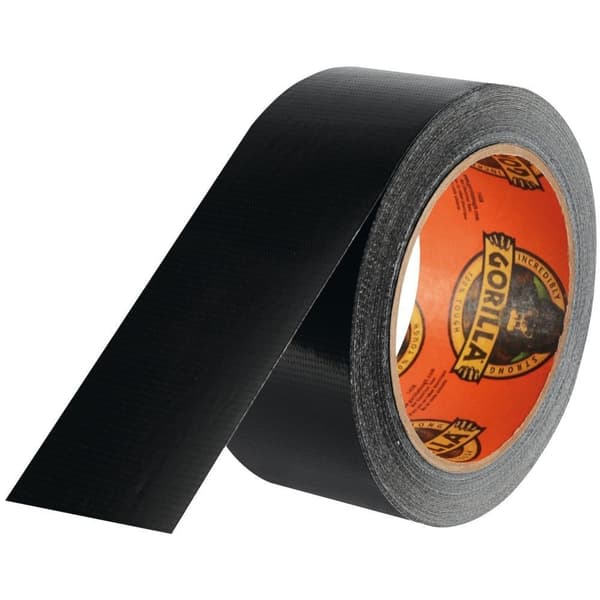 GORILLA VÄVTAPE SVART  - Välj längd och bredd!