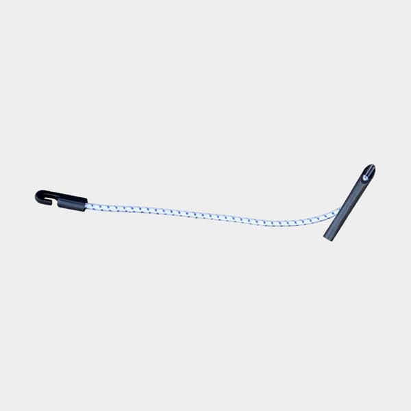 Båtpresenning NOCK Armor Pro, rutarmerad med extraförstärkt öljettkant, 250 g / m², transparent, 5 x 7 meter + 26 st gummistroppar