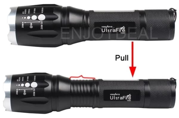 3000 lumen Ficklampa UltraFire LED CREE XML  T-6