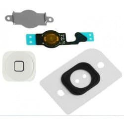 iPhone 5C Komplett hemknapp VIT