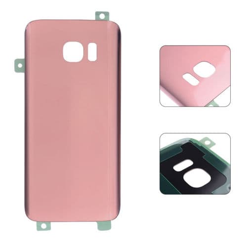 Samsung Galaxy S7 Edge - Baksida Batterilucka OEM (Roséguld)