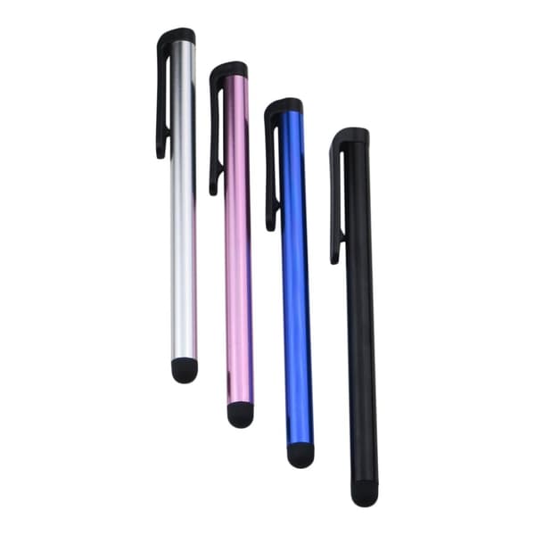 Stylus Touchpen i Metallisk Farve - 4-pack