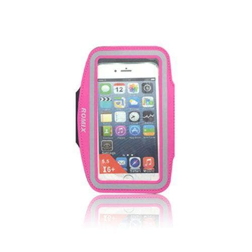 ROMIX Sportsarmbånd til 55'' Smartphones - Hot Pink