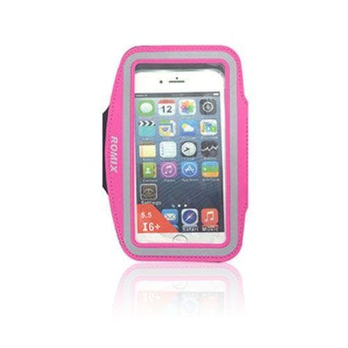 ROMIX Sportsarmbånd til 55'' Smartphones - Hot Pink