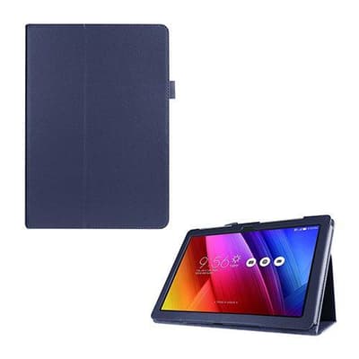 Gaarder Asus Zenpad 10 Nahkakotelo Standillä - Tummansininen