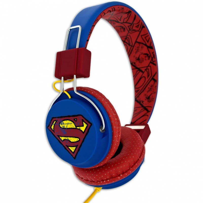 SUPERMAN Hörlur Tween On-Ear Blå Vintage Supermanlogo 110dB