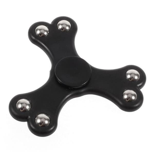 Fidget Hand Spinner med 6 stålkuglelejer - Sort
