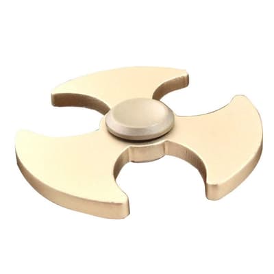 Fidget Hand Spinner i stilfuldt øksedesign - Guld