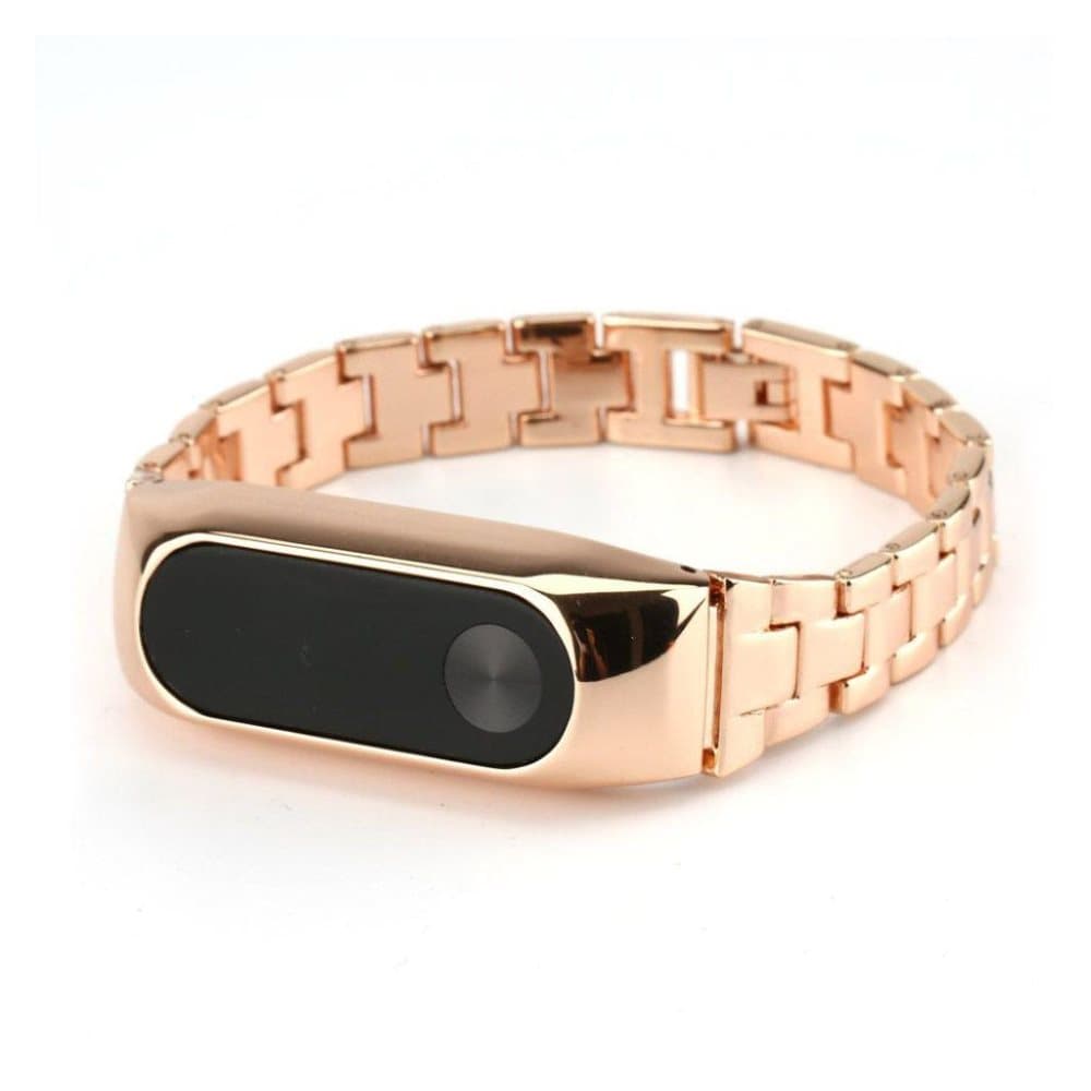 Xiaomi Mi Band 2 Erstatningsrem i rustfri stål - Rosa Guld